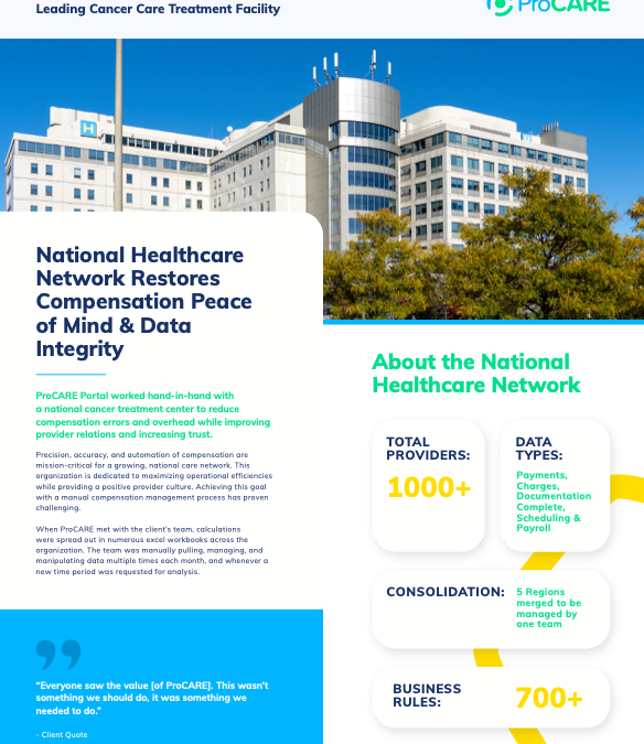 [Case Study] National Healthcare Network Restores Compensation Peace of Mind & Data Integrity